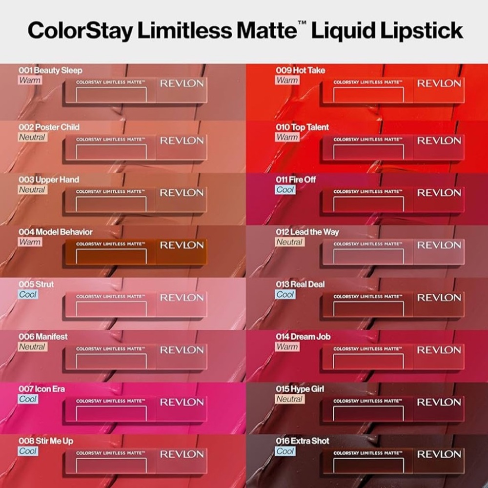 Revlon ColorStay Limitless Matte Liquid Lipstick‎ Set of 2